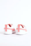 Puma Girls Courtfelx V3 Dotty V Inf Shoes In White & Pink