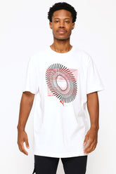 Puma Mens Graphic Circular T-shirt In White
