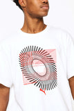 Puma Mens Graphic Circular T-shirt In White