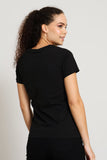 Puma Womens Graphics Logo Tee W Black