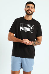 Puma Mens Essential Woven Shorts 5'' In Cool Blue