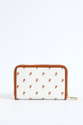 Polo Iconic Medium Zip Around Purse In Brown