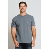 Jeep Mens Embroidery Icon T-Shirt In Grey