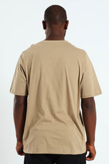 Puma Graphics Cat Gradient Tee Oak