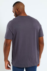 Puma Grey Essential 2 Color Logo Tee