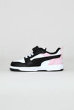Puma Girls Rebound V6 Lo Ac +Ps Sneaker In Black Multi