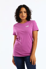 Puma Womens Essential Small Logo In Wildberry