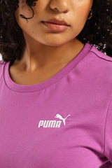 Puma Womens Essential Small Logo In Wildberry