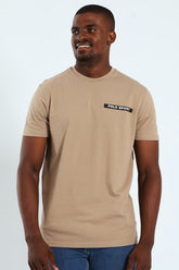 Polo Mens Sport Big Logo T-Shirt in Taupe