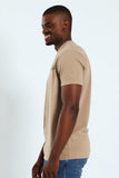 Polo Mens Sport Big Logo T-Shirt in Taupe