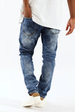 Soviet Mens Terminator #9 Slim Leg Jeans In Indigo
