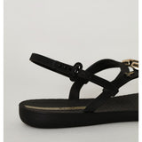 Ipanema Ladies Classy Dreamy Sandals In Black & Gold