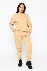 Polo Womens Ayanda Track Sweatshirt In Camel
