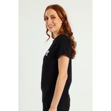 Sissy boy Black Regular Fit Top With Bling Design