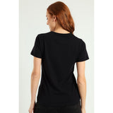 Sissy boy Black Regular Fit Top With Bling Design