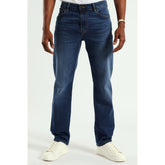 Guess Mens Slim Straight Jeans In Medium Wash