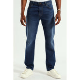 Guess Mens Slim Straight Jeans In Medium Wash