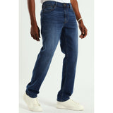 Guess Mens Slim Straight Jeans In Medium Wash