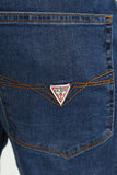 Guess Mens Slim Straight Jeans In Medium Wash