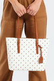 Polo Iconic Medium Tote New Smaller White
