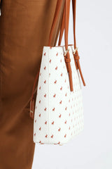Polo Iconic Medium Tote New Smaller White