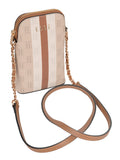 Elle Embossed Phone Sling Bag In Multi