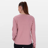 Salomon Womens Emblem Ls Tee Pink