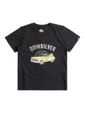 Quiksilver Burnin' Out Short Sleeve Pre Boys T-Shirt In Black