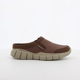 Hush Puppies Mens Equally Slide Canvas Cappuccino