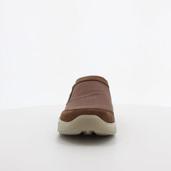Hush Puppies Mens Equally Slide Canvas Cappuccino