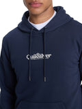 Quiksilver Mens Fineline Hoodie In Dark Navy