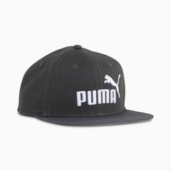 Puma Mens Ess No.1 Flat Brim Caps In Charcoal