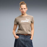 Puma Ess No.1 Logo T-Shirt In Grey