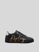 Replay Womens Evan Lux Sneakers In Black
