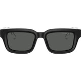 Emporio Armani Unisex Square Sunglasses In Black/Transparent