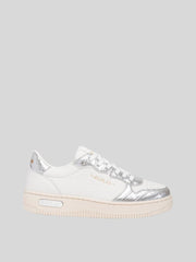 Replay Womens Epic Action Sneakers In Silver and White