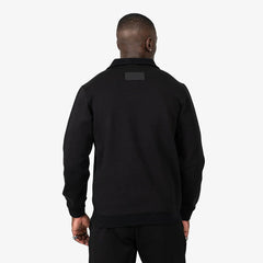 Fade Essential Mens Quarter Zip Sweatshirt In Black