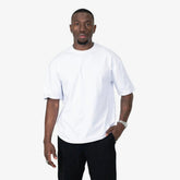 Fade Essential Mens Relaxed Fit T-Shirt In White