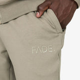 Fade Essential Mens Sweatpants Slim Fit In Taupe
