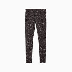 Puma Womens Animal Print Leggings In Black