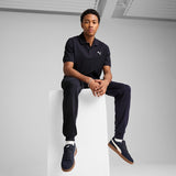 Puma Mens Essential Small Logo Golfer In Black