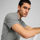 Puma Mens Essential Small Logo Golfer In Grey
