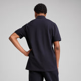 Puma Mens Essential Small Logo Golfer In Black