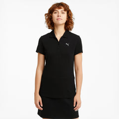 Puma Womens Essential Polo In Black