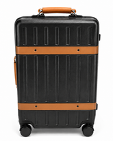 Evolution Trim Aluminium Frame Trolley Case In Black