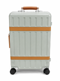 Evolution Trim Aluminium Frame Trolley Case In Sapphire