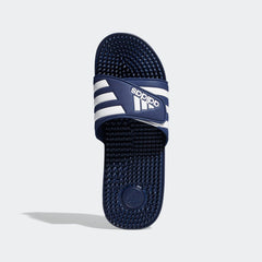 Adidas Adissage Slides Blue And White