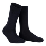 Falke Womens Weekender Crew Socks In Navy
