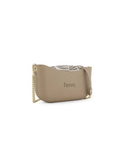 Fenn Gold Handle Handbag In Stone