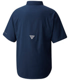 Columbia Mens Tamiami II Shirt In Navy